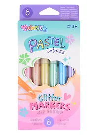 Фломастеры «Pastel» Colorino, 6 цветов