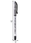 Гелевая ручка черная 0,5 мм, Gelocity Stic, Bic - 1