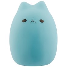 Светильник LED Котик овальный, 8х10см, цвета в ассортименте