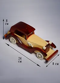 Модель Ретро авто (24х8х8см) (дерево) (7097002/3)
