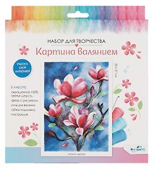 Набор для творчества. Картина валянием "Магия цветов"