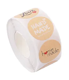 Наклейки стикеры в рулоне "Hand Made"