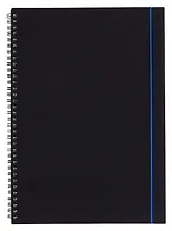 Тетрадь А4 80 листов, клетка, "Favorite Black. No 3" спираль