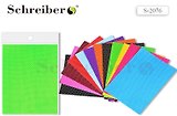 Набор для творчества Schreiber/Шрайбер Ткань самоклеящаяся А4 (21х30см), Горох" цвета в ассортименте"