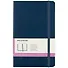 Книга для записей А5 120л лин./нелин. "CLASSIC DOUBLE Large" тв.обл., синий, ляссе, инд.уп., Moleskine - 0