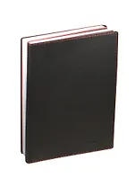 Тетрадь 160л "Сopybook" двойная, черно-красная, мягк.переплет, иск.кожа, Escalada