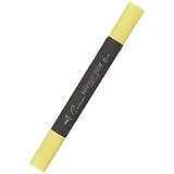 Маркер художественный "Сонет" канареечный желтый, двухсторон., тонк. и широк.долото, Сонет