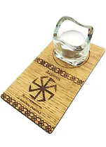 Подсвечник Ладинец в комплекте со свечой