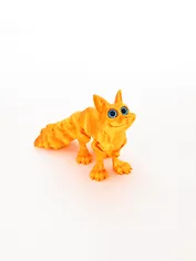 Фигурка 3D Лис Ник (пластик) (14х8) (102)