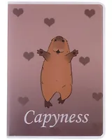 Записная книжка Yoi, "Капибара", А7 80 листов в клетку