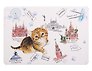 Магнит Коты карта колесо (Москва) (картон) (МК/208/001Р)