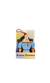 Игрушка деревянная Алеша Попович (упаковка)