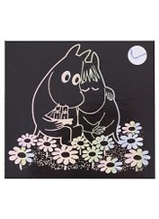 Набор для творчества. Гравюра с голографическим эффектом MOOMIN «Муми-тролль и Фрекен Снорк»