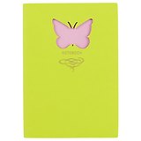 Книга для записей «Butterfly», салатовая, 80 листов, А6+