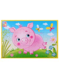 Мягкие пазлы А5 Vladi Toys Поросенок