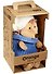Игрушка мягкая, Orange Toys, Ёжик Колюнчик в шапке с голубым помпоном 20см OS605/20B - 0
