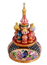 ГС Храм музыкальный роспись (дерево) (19х15) (3883582)