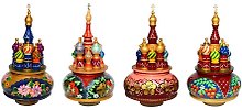 Сувенир, АКМ, Собор музыкальный рис Цветы 104-9131-1ВПР