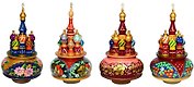 Сувенир, АКМ, Собор музыкальный рис Цветы 104-9131-1ВПР
