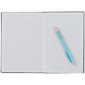 Книга для записей «Work book. No 3», А5, 80 листов, линованная, искусcтвенная кожа, Listoff - 2