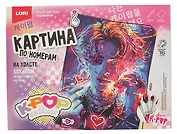 Картина по номерам холст на подрамнике 30*40 см K-POP "Айдол"
