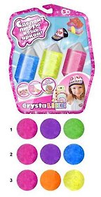 Набор для творчества, Масса для моделирования, 1TOY/Вантой, Crystalike" 3 баночки, блистер, цвета в ассортименте"