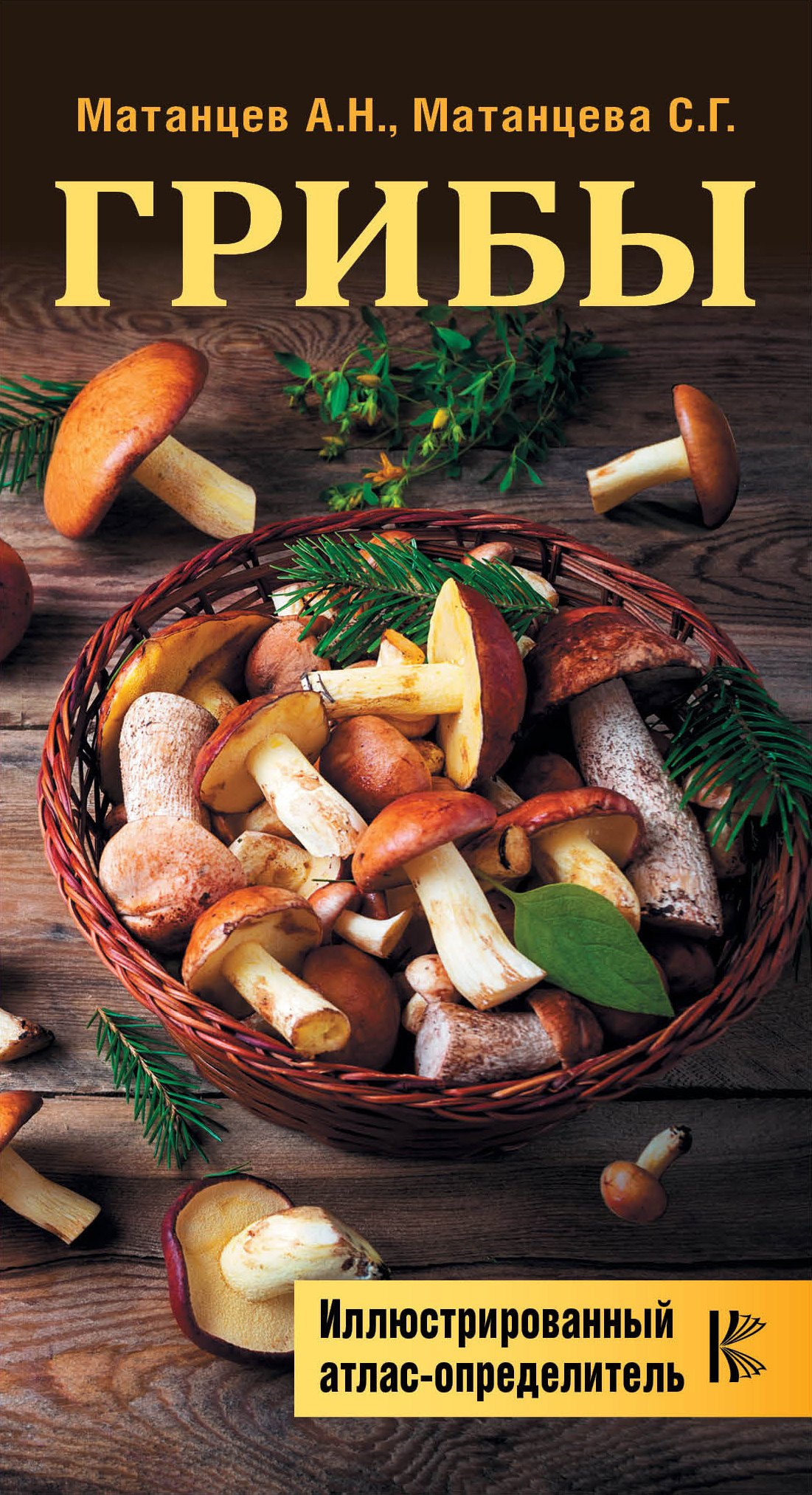 

Грибы. Иллюстрированный атлас-определитель