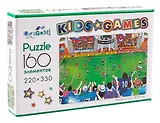 Пазл Kids Games. 160 элементов. Спорт "Футбольный матч" 22х33 см.