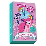 Мелки белые 10шт "My little pony" к/к, подвес, Proff