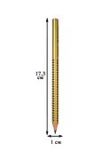 Карандаш цветной «Jumbo Grip», золотой металлик, трёхгранный, утолщённый, Faber-Castell - 1