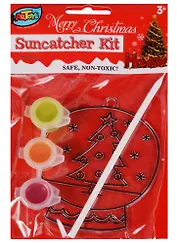 Витраж НГ, 3 краски, стек Art Toys Елочка-Шар