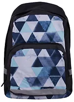 Рюкзак школьный "Серые треугольники" 40*29,5*14,5