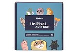 UniPixel Magnet mini Алмазная мозаика на фигурных магнитах Мемные животные (12 шт.)