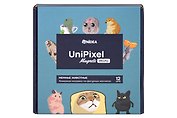 UniPixel Magnet mini Алмазная мозаика на фигурных магнитах Мемные животные (12 шт.)