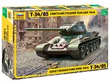 Сборная модель Советский средний танк Т-34/85, 3687, ЗВЕЗДА