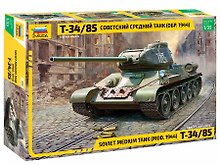 Сборная модель «Советский средний танк Т-34/85», ZVEZDA (3687)