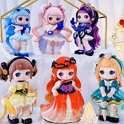 Коллекционные игрушки-сюрприз Девочка в костюме 14см, Ziyuli, 12-LetV-8, Letsvan, Blind Box