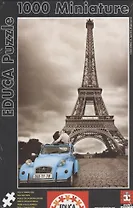 Паззл, Educa, "Эйфелева башня Париж", 46х30 см, 1000 элементов