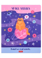 Тетрадь в клетку Hatber, "Вселенная в пушистых лапках", 48 листов, в ассортименте