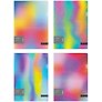 Папка-уголок А4 "Gradient" 200 мкм, с эффектом блесток, пластик, ассорти, Berlingo