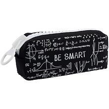 Пенал с большой молнией «Формулы. Be smart», 21.5х10.5 см