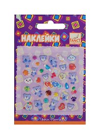Наклейки полимер. Малыши-коротыши (FD060030) (C14312) (6,7х8см) (ассорти) (6 дизайнов) (упаковка)