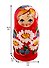 Матрешка 3 в 1 большая (Цветы, Эскиз 02, Ромашки) (М03130302) - 2