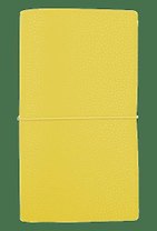 Записная книжка, InFolio/Инфолио, 12х21см, 128стр., Palette суперобложка с резинкой, желтый