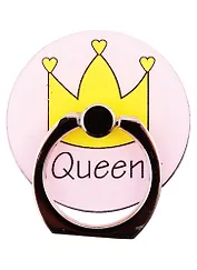 Держатель-кольцо для телефона Queen (корона) (металл) (коробка)