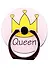 Держатель-кольцо для телефона Queen (корона) (металл) (коробка) - 0