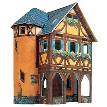3D конструктор «Средневековый город Ткацкая мастерская», Умная Бумага