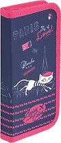 Пенал одностворчатый прямоугольный Proff Kitties in the Cities 19,5*9см на молнии, без наполнения