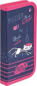Пенал одностворчатый прямоугольный Proff Kitties in the Cities 19,5*9см на молнии, без наполнения