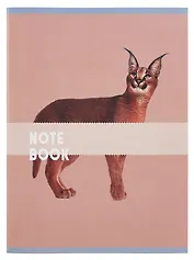 Тетрадь А4 80л кл. "Чудесный кот" скрепка, мел.картон, выб.лак